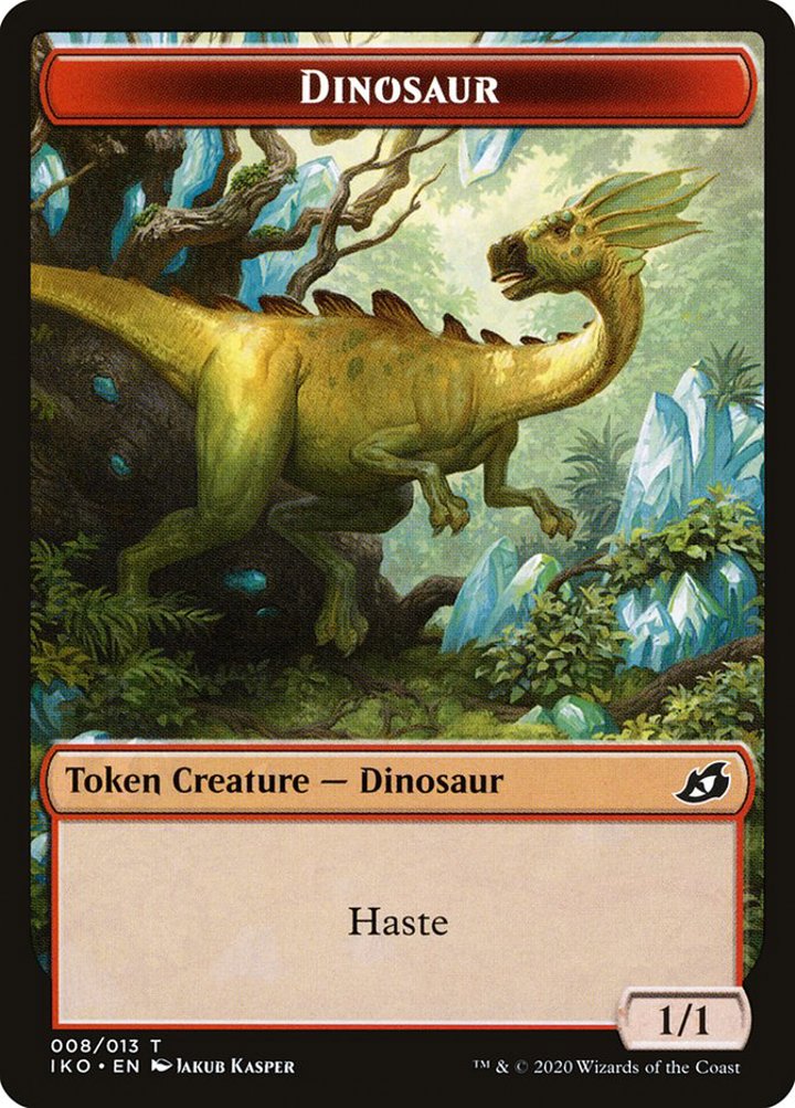 Dinosaur Token (Red 1/1)