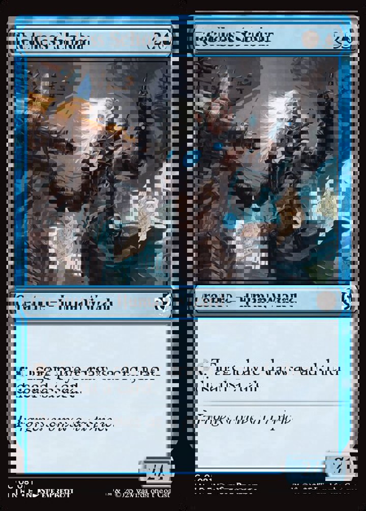 Reckless Scholar
