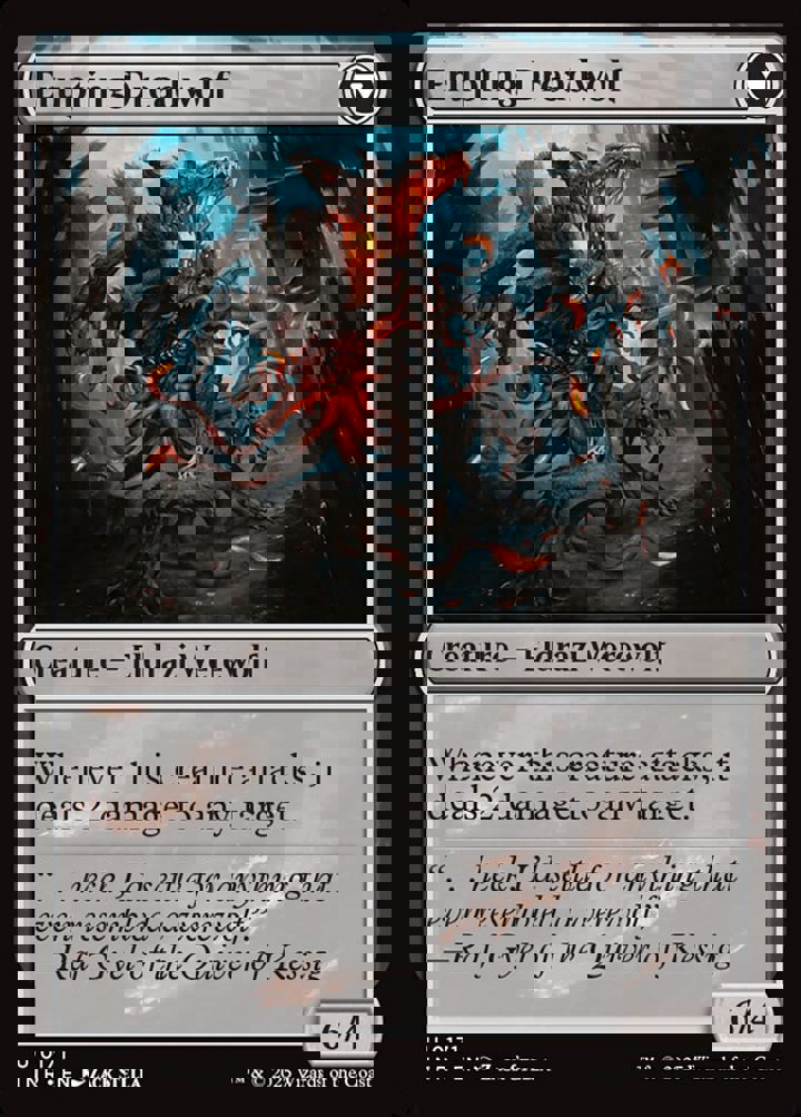 Smoldering Werewolf / Erupting Dreadwolf