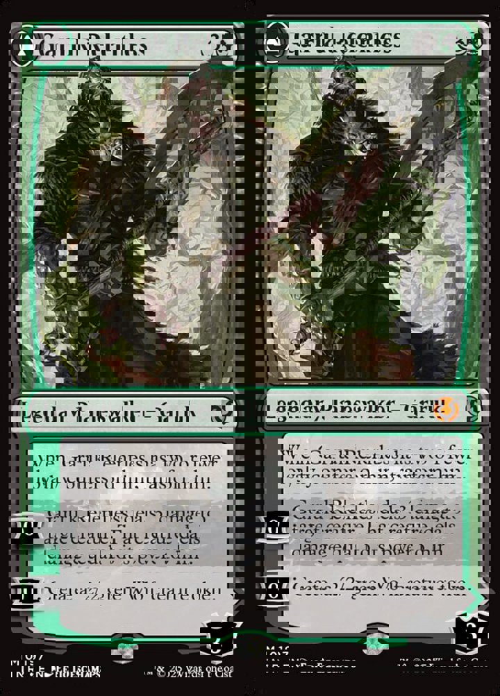 Garruk Relentless / Garruk, the Veil-Cursed