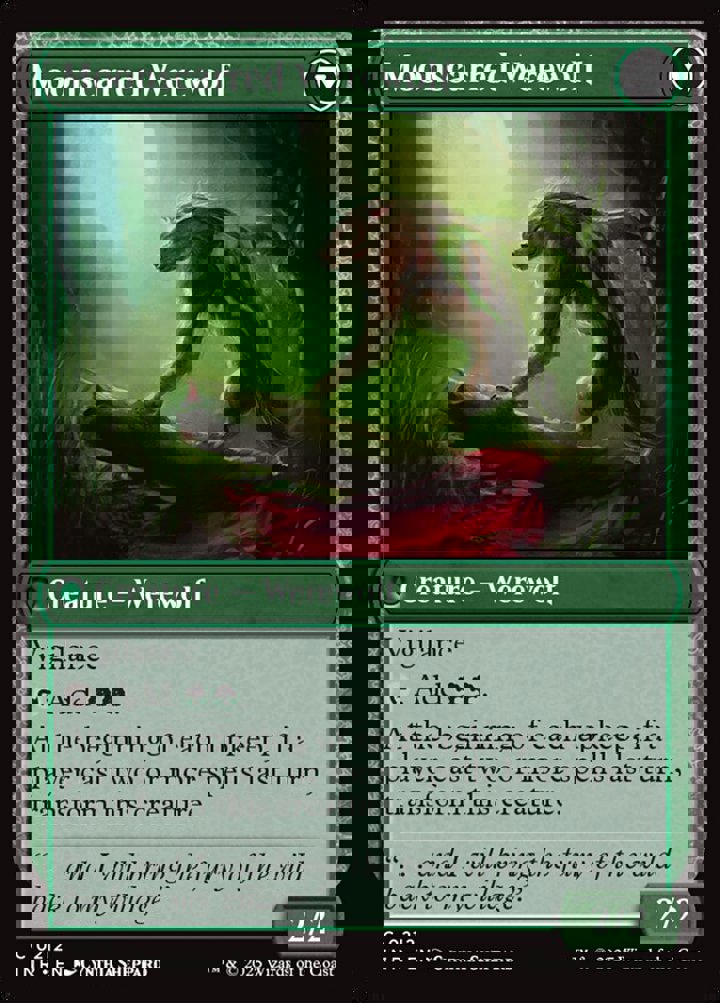 Scorned Villager / Moonscarred Werewolf