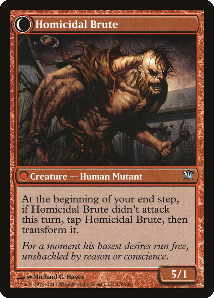 Civilized Scholar / Homicidal Brute