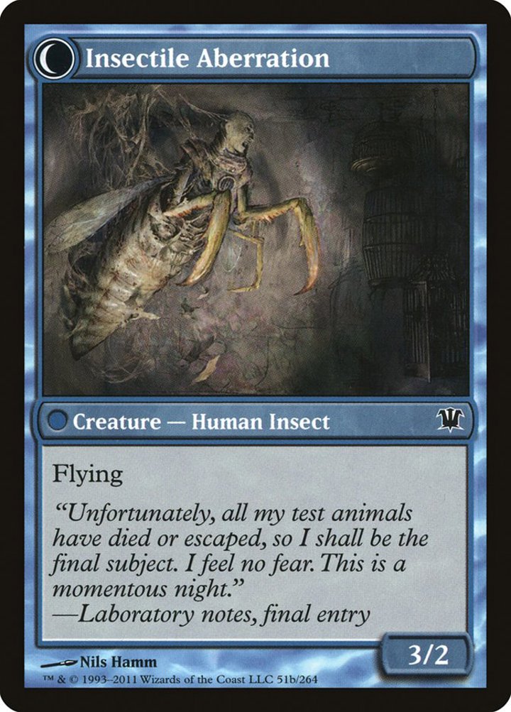Delver of Secrets / Insectile Aberration