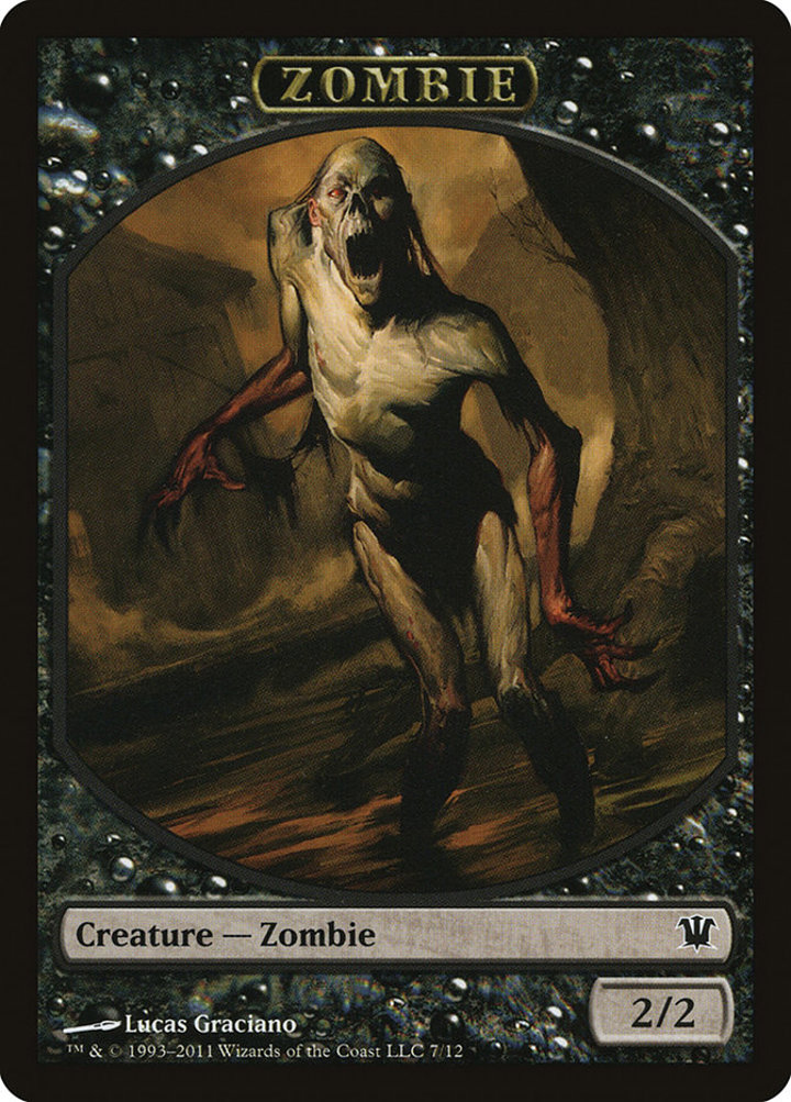 Zombie Token (Black 2/2) (V.1)