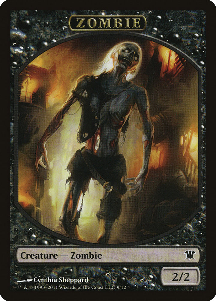 Zombie Token (Black 2/2) (V.3)