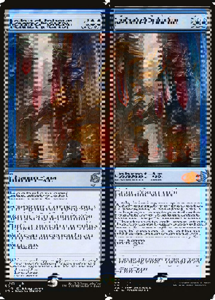 Mechanized Production