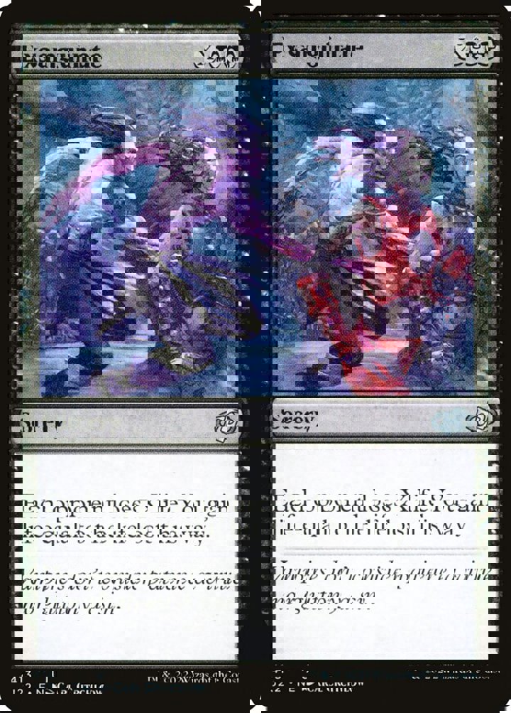 Exsanguinate
