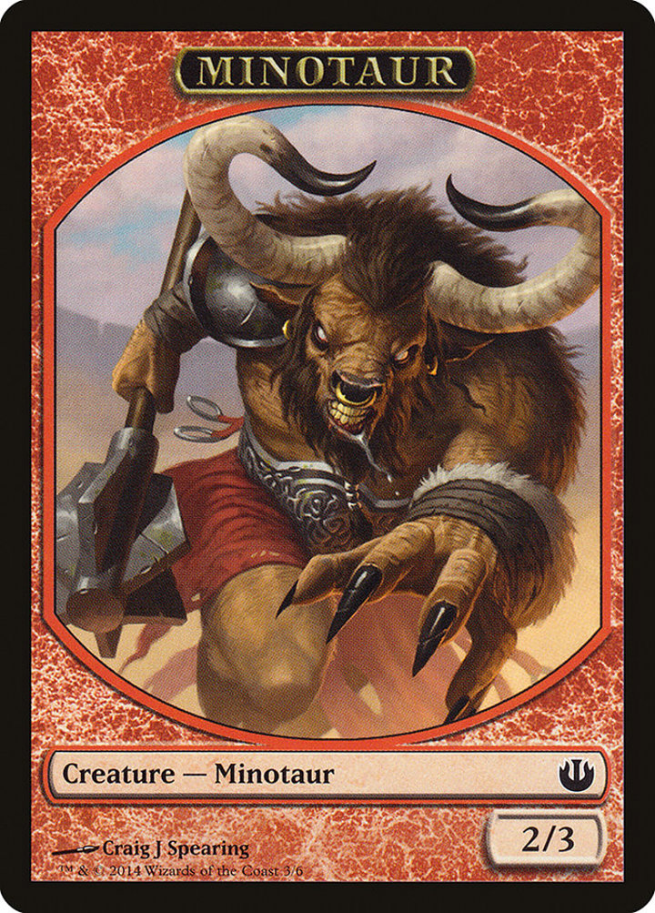 Minotaur Token (Red 2/3)