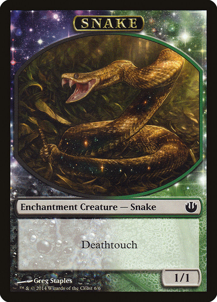 Snake Token (Black and Green 1/1)