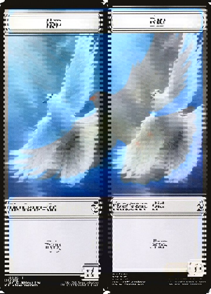 Bird Token (W 1/1) / Spirit Token (W 1/1)