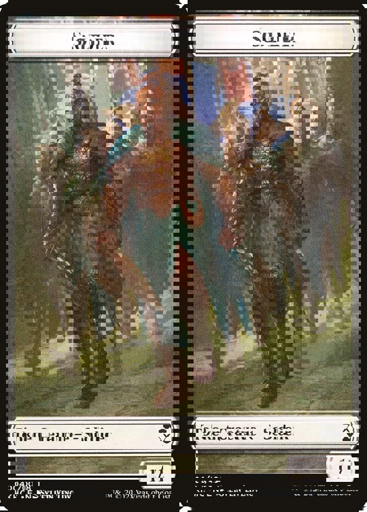 Bird Token (W 1/1) // Soldier Token (W 1/1)