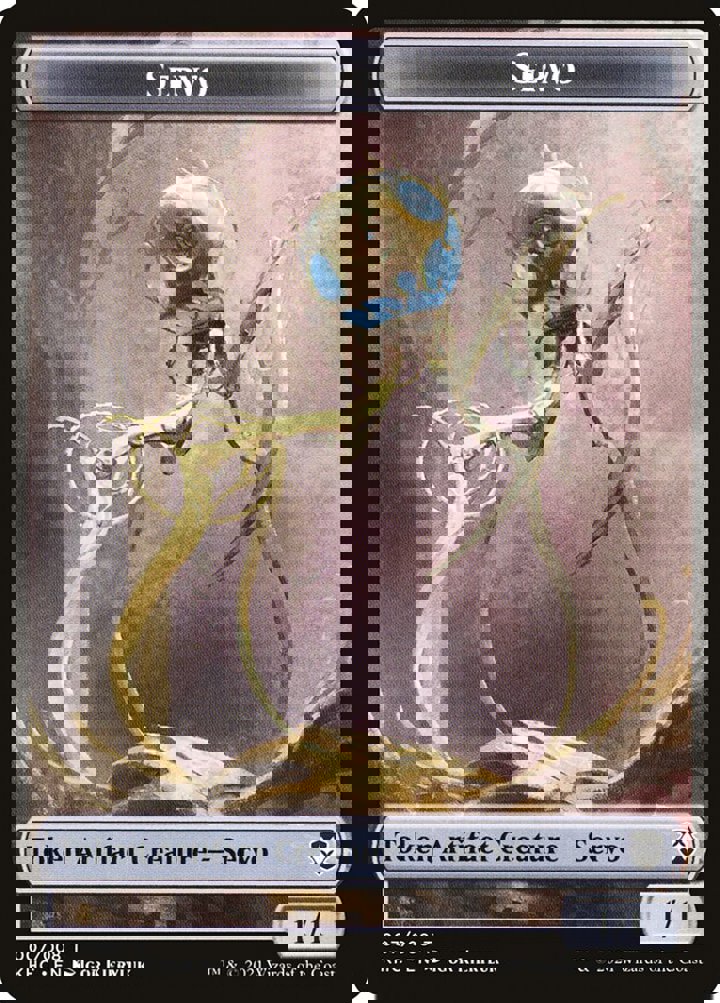Servo Token (A 1/1) // Elf Warrior Token (G 1/1)
