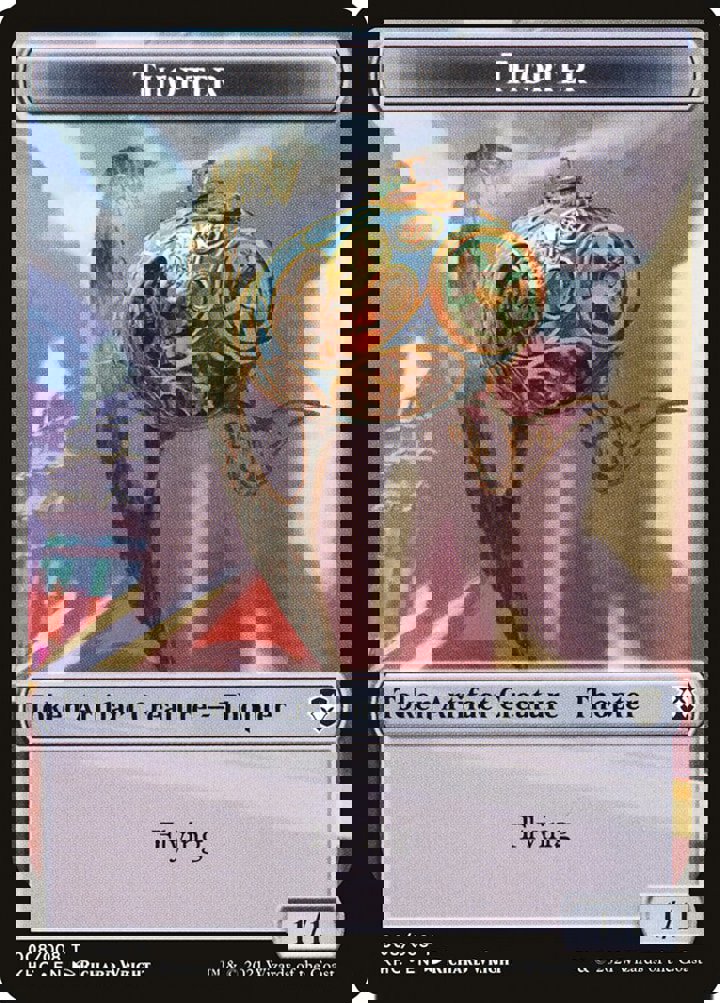 Thopter Token (A 1/1) // Dragon Token (R 5/5)