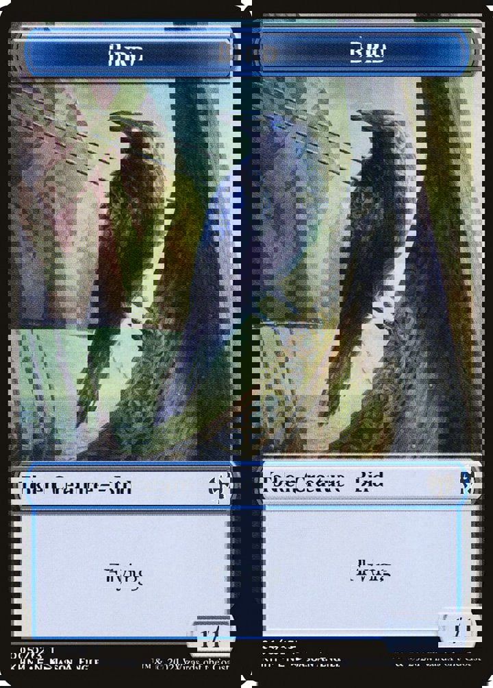 Soldier Token (W 1/1) // Bird Token (U 1/1)