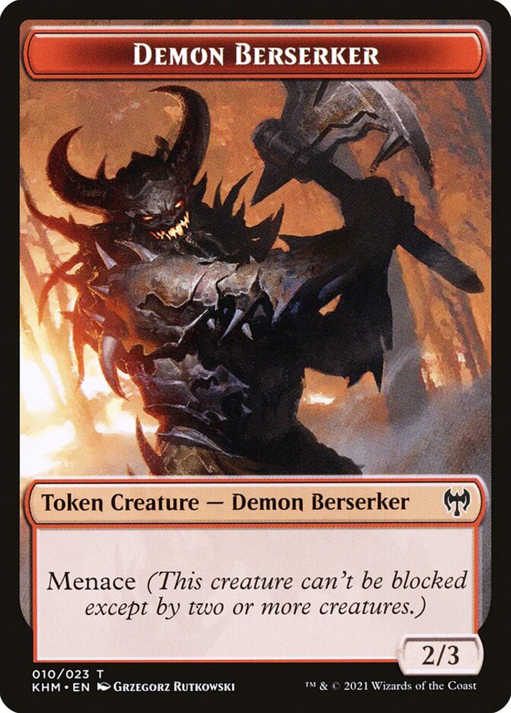 Demon Berserker Token (Red 2/3)