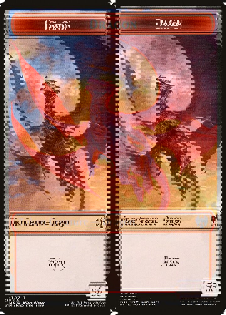 Thopter Token (A 1/1) // Dragon Token (R 5/5)