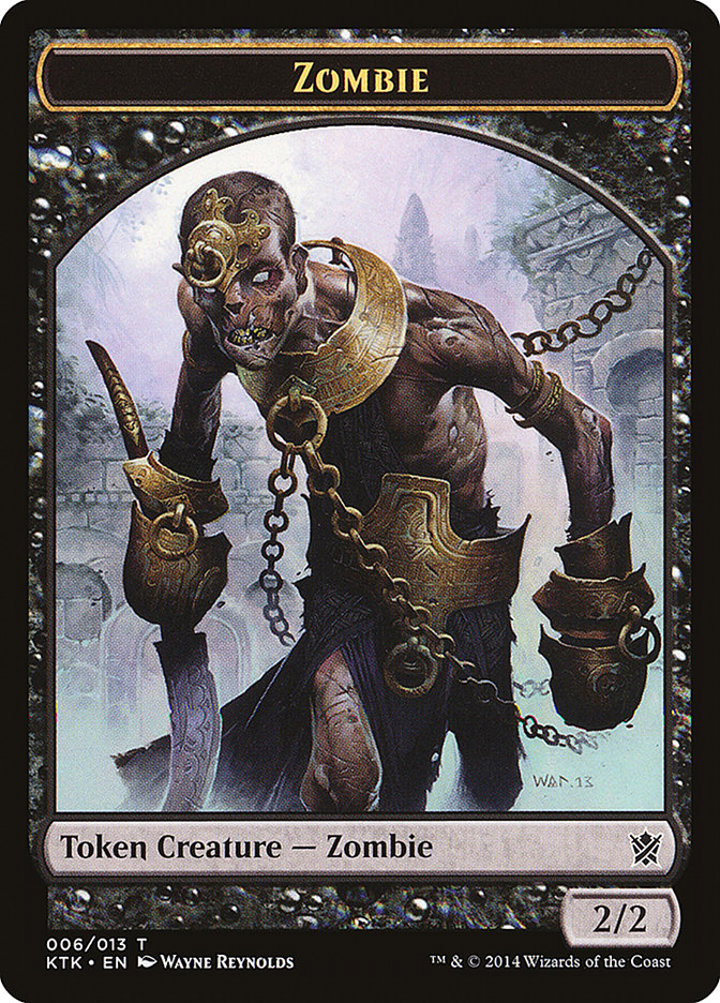 Zombie Token (Black 2/2)