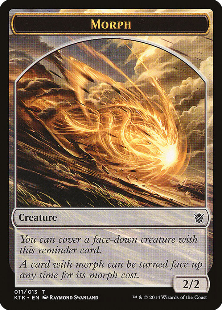 Morph Token (Colorless 2/2)