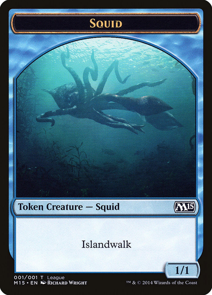 Squid Token (Blue 1/1)