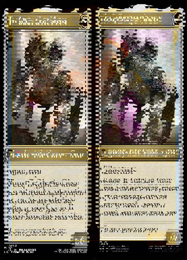 Tetzin, Gnome Champion // The Golden-Gear Colossus