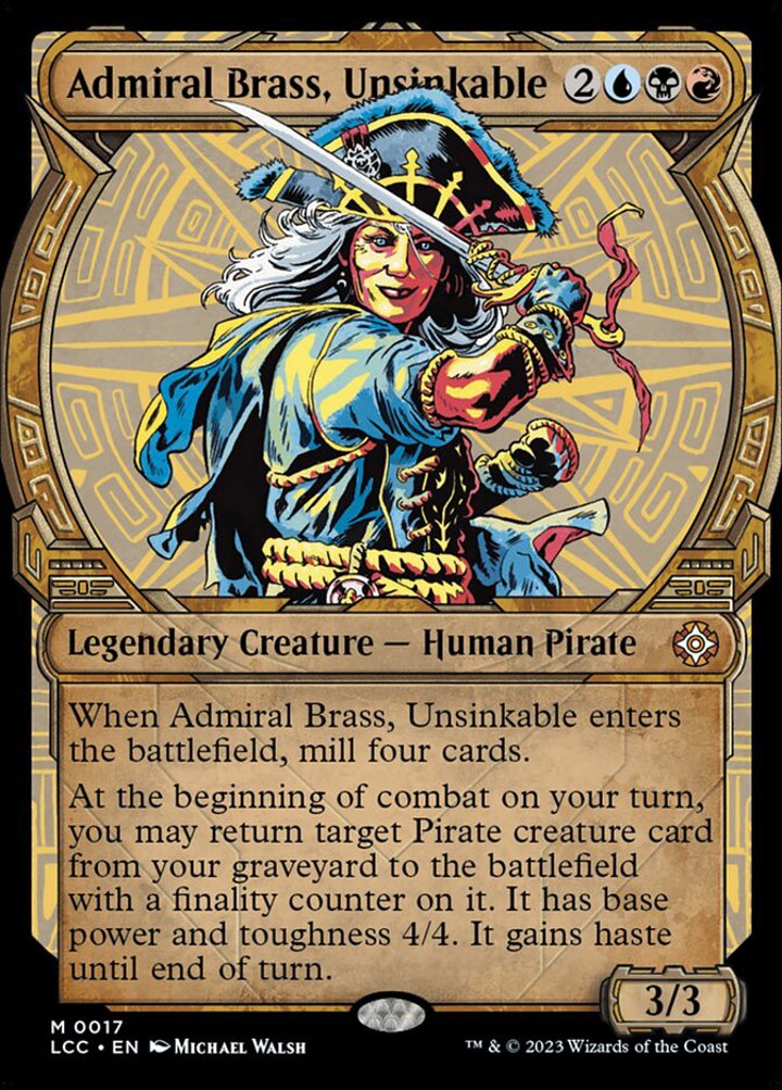 Admiral Brass, Unsinkable (V.1)