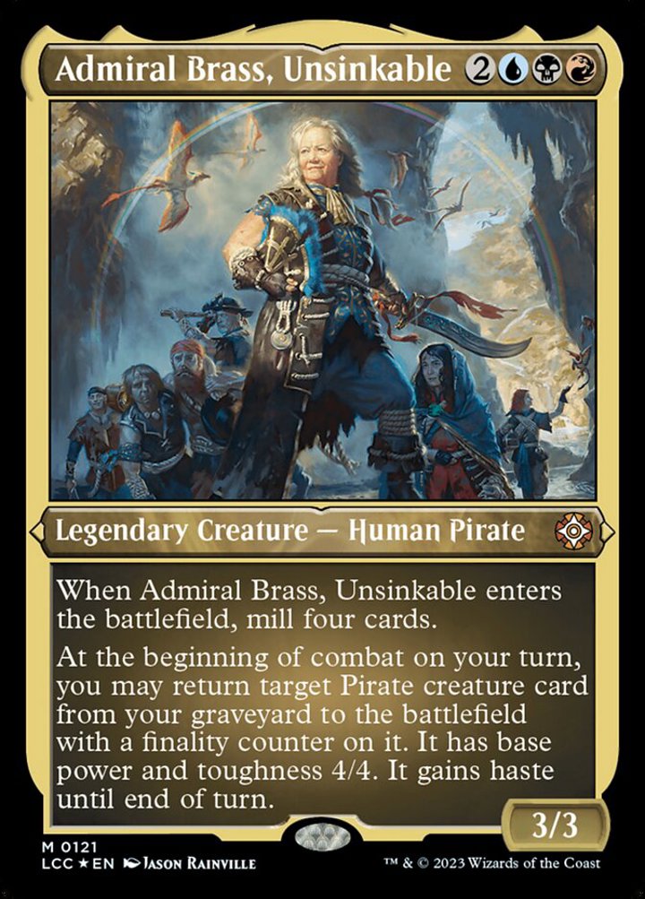 Admiral Brass, Unsinkable (V.3)