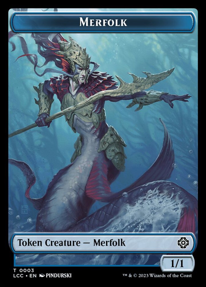 Bird Token (U 1/1) // Merfolk Token (U 1/1)