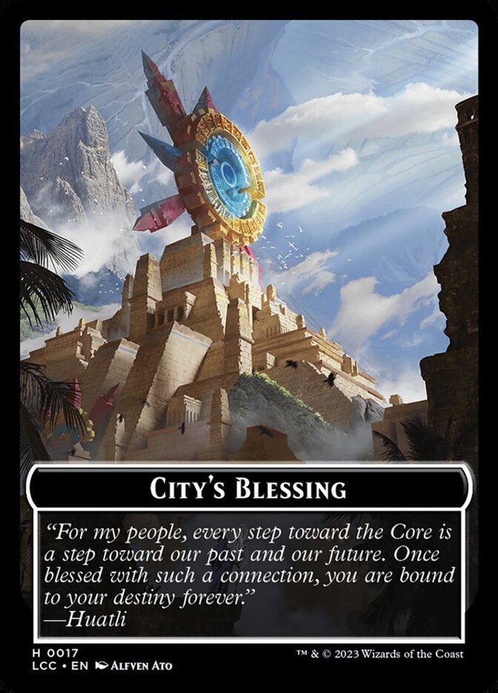 Vampire Token (W 1/1 Lifelink) // City's Blessing Token