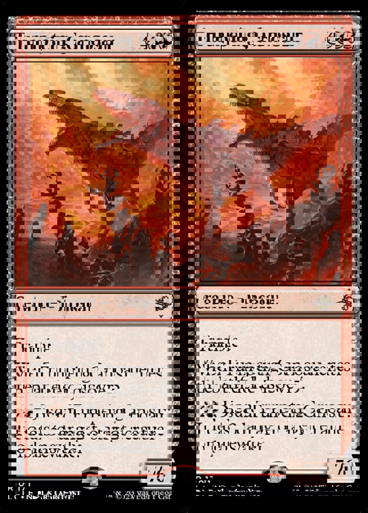 Trumpeting Carnosaur