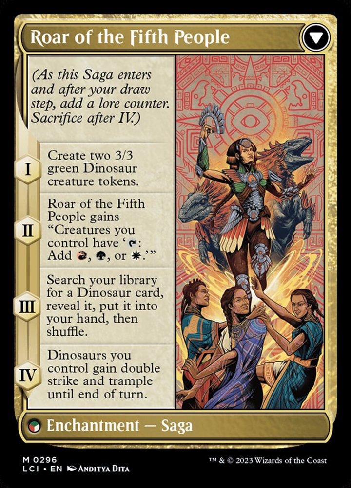 Huatli, Poet of Unity // Roar of the Fifth People (V.1)