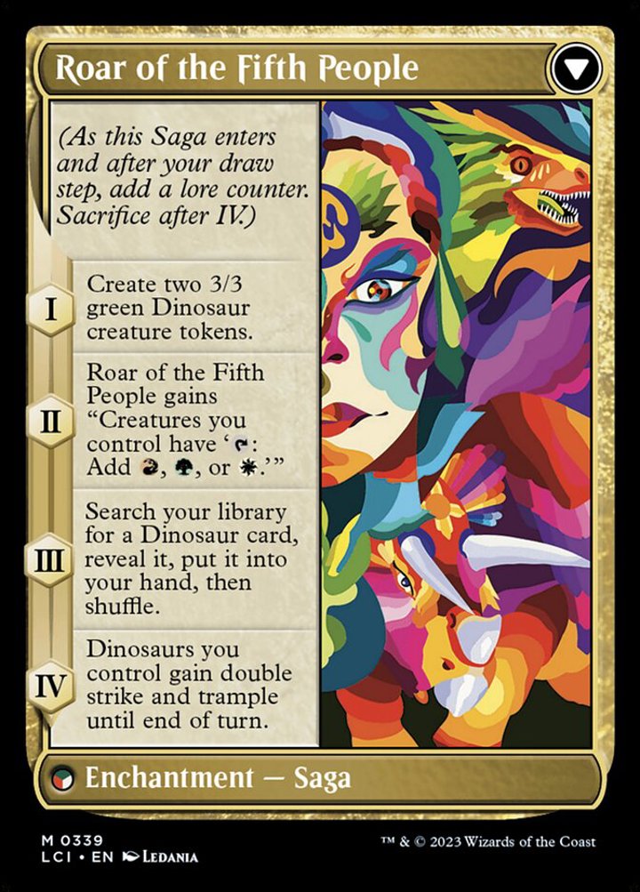 Huatli, Poet of Unity // Roar of the Fifth People (V.2)