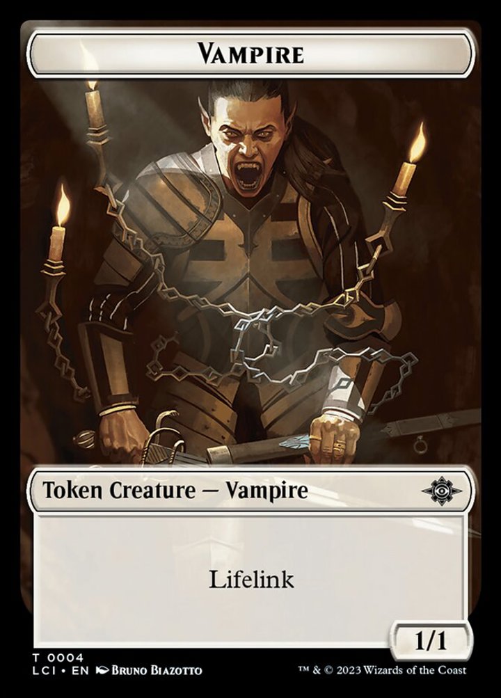 Vampire Token (W 1/1 Lifelink) // Blood Token