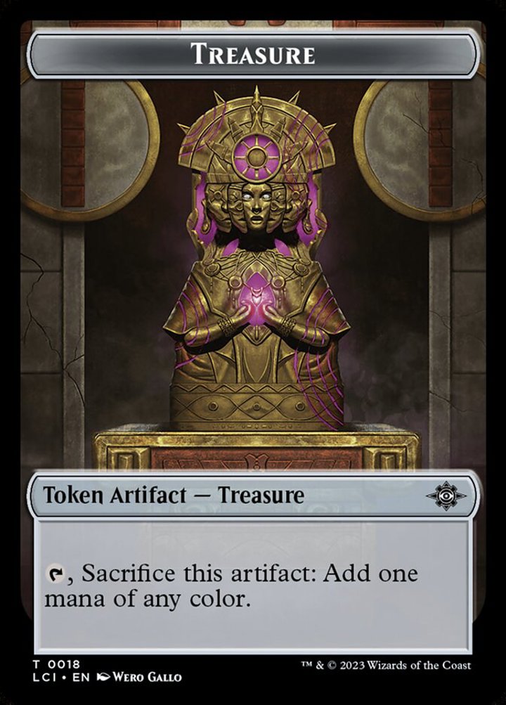 Salamander Warrior Token (U 4/3) // Treasure Token