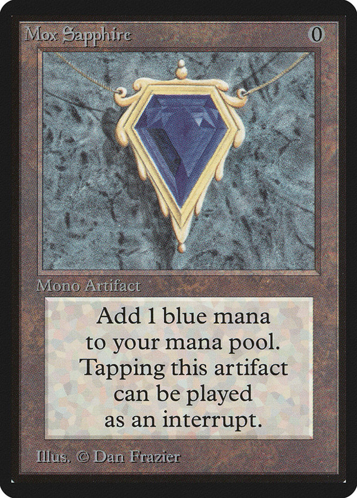マジック：ザ・ギャザリング MTG 30th AnniversaryMox Sapphire Mox Sapphire Magic the Gathering Proxy