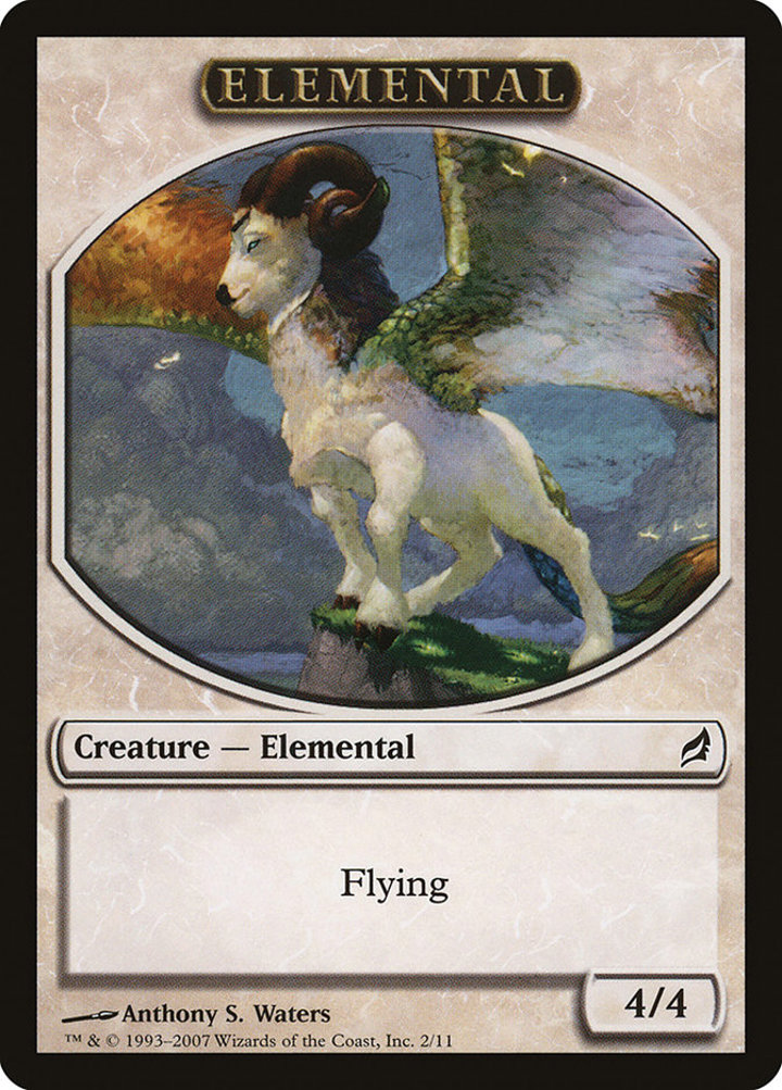 Elemental Token (White 4/4)