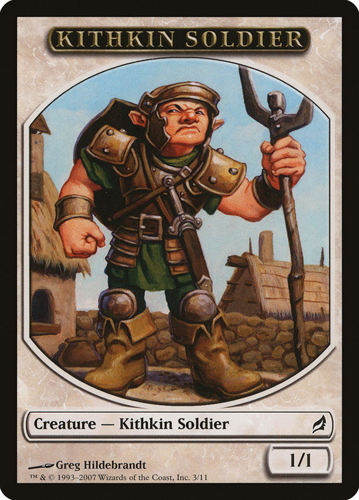 Kithkin Soldier Token (White 1/1)