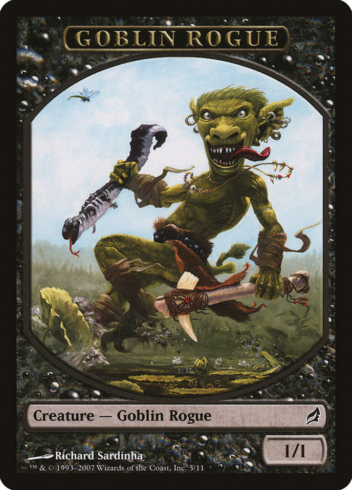Goblin Rogue Token (Black 1/1)