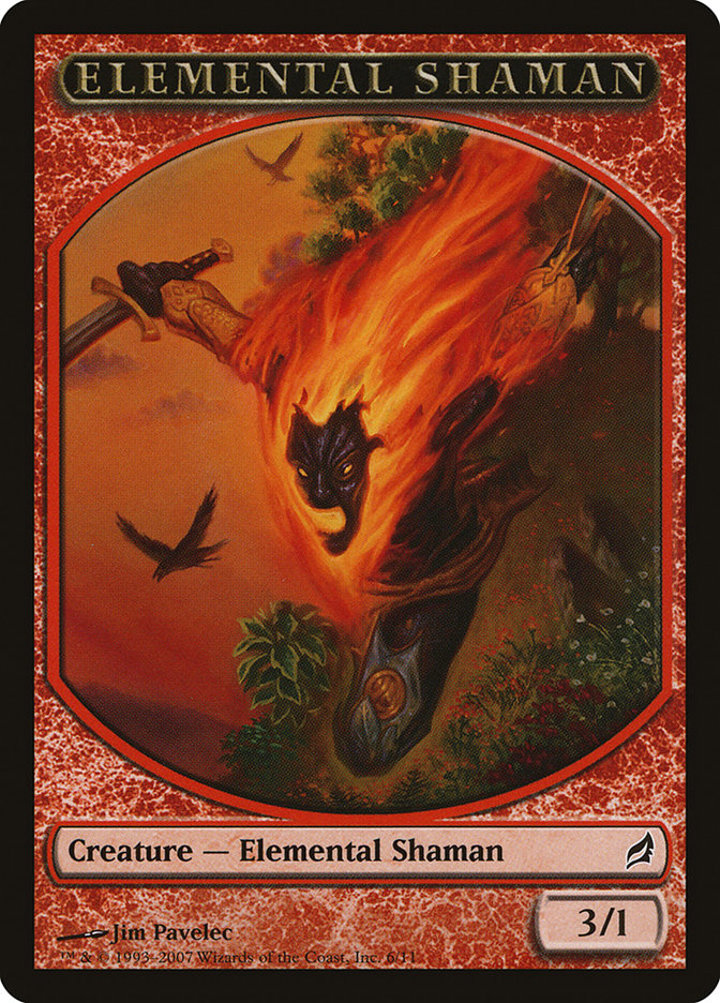 Elemental Shaman Token (Red 3/1)