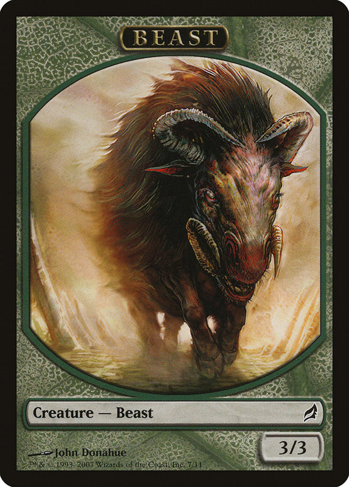 Beast Token (Green 3/3)