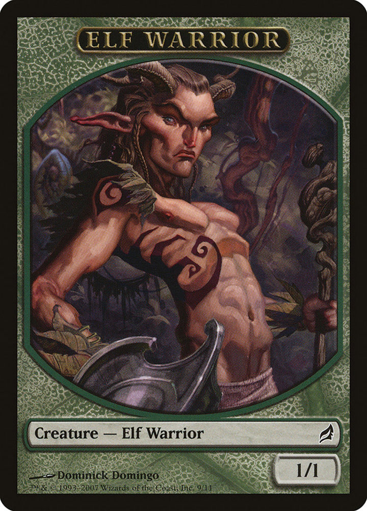 Elf Warrior Token (Green 1/1)