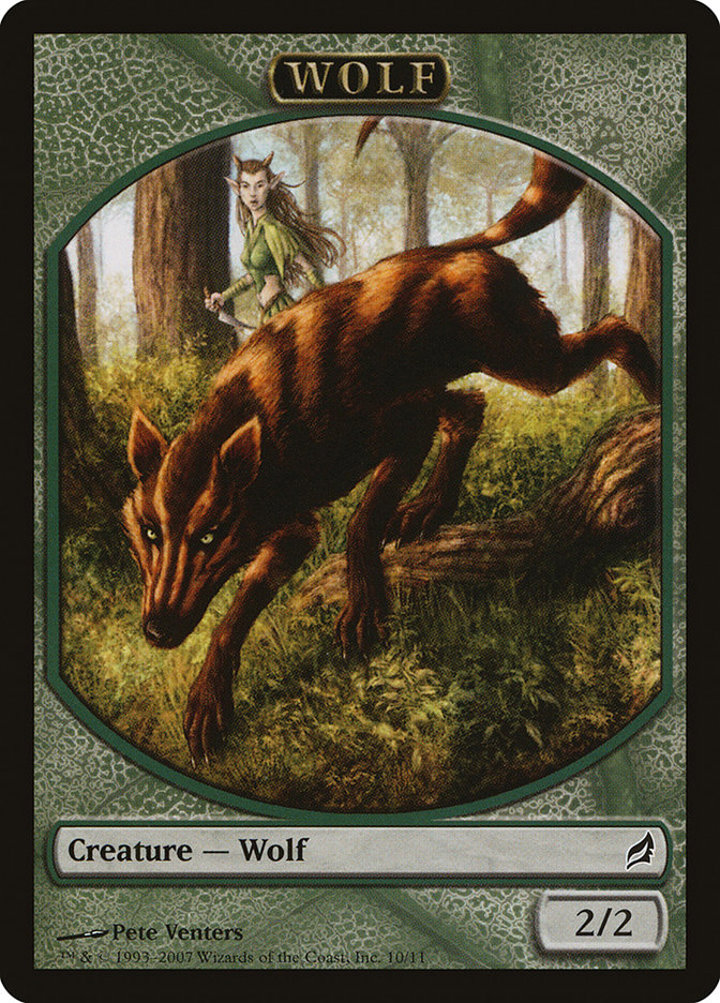 Wolf Token (Green 2/2)