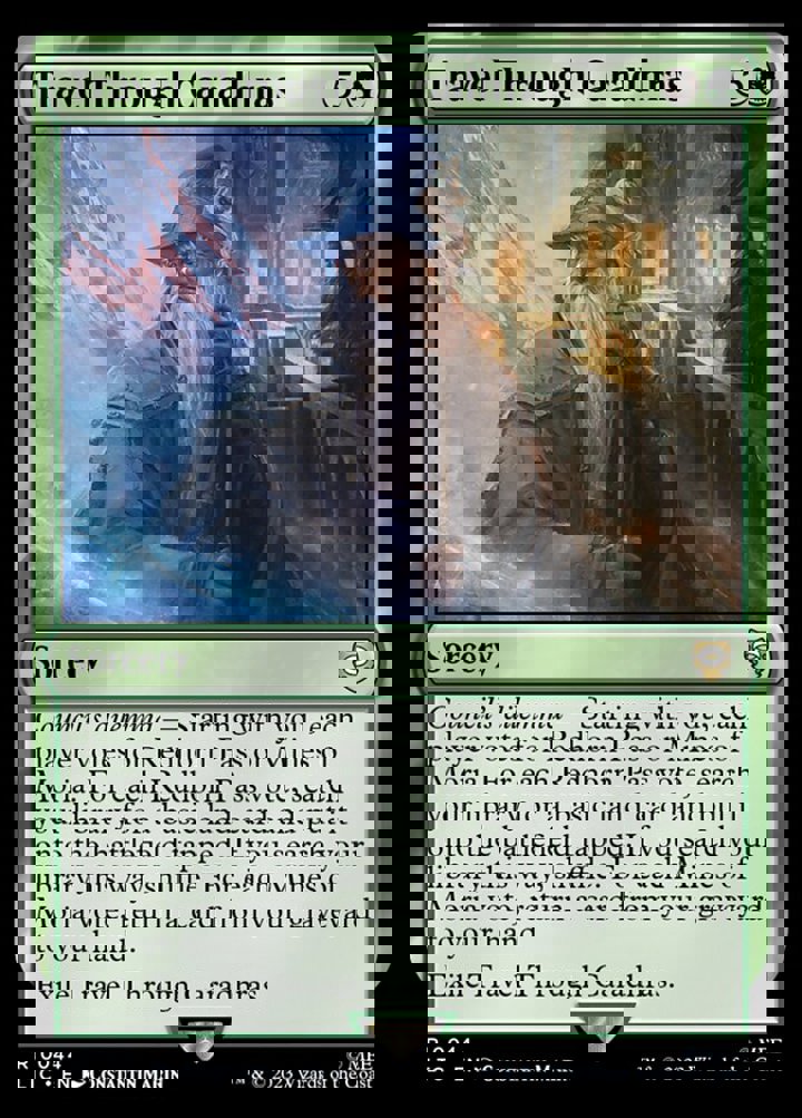 Travel Through Caradhras