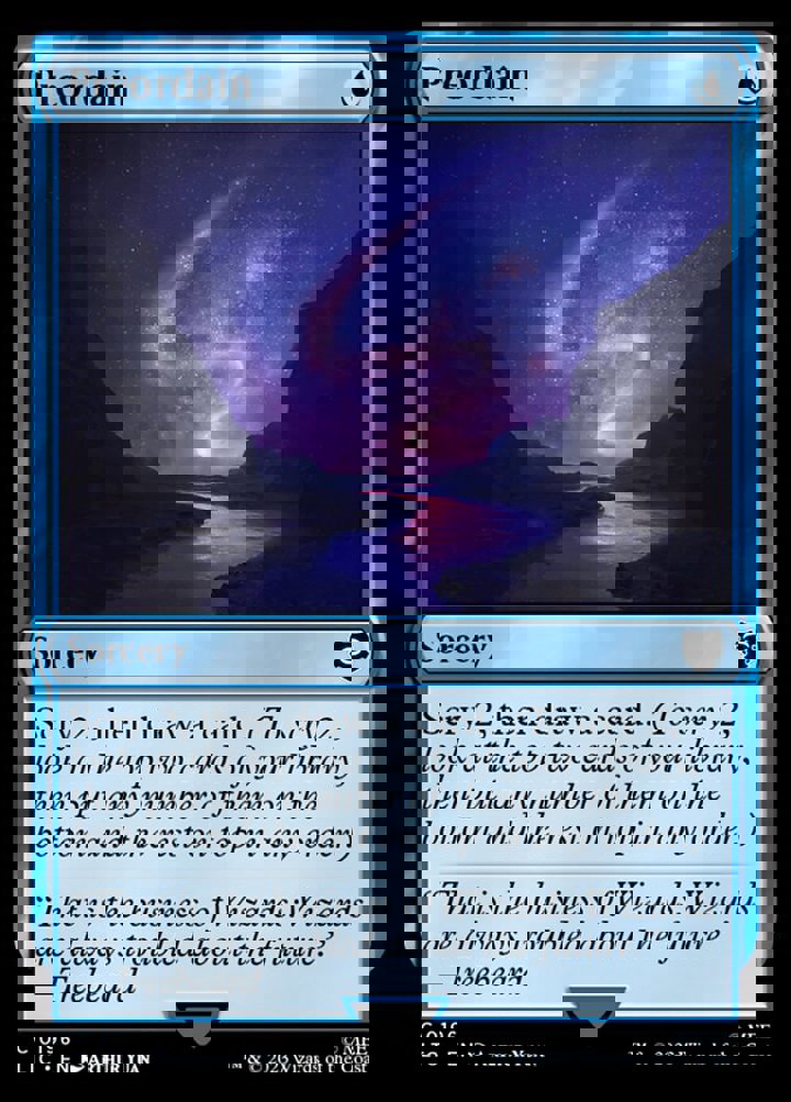 Preordain