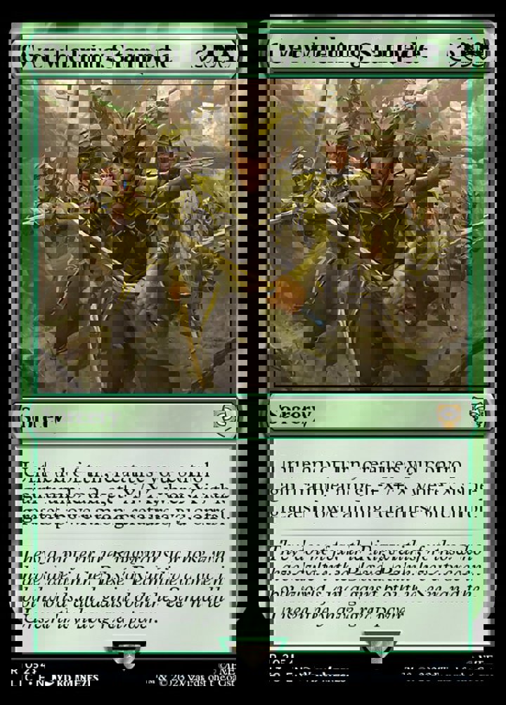 Overwhelming Stampede