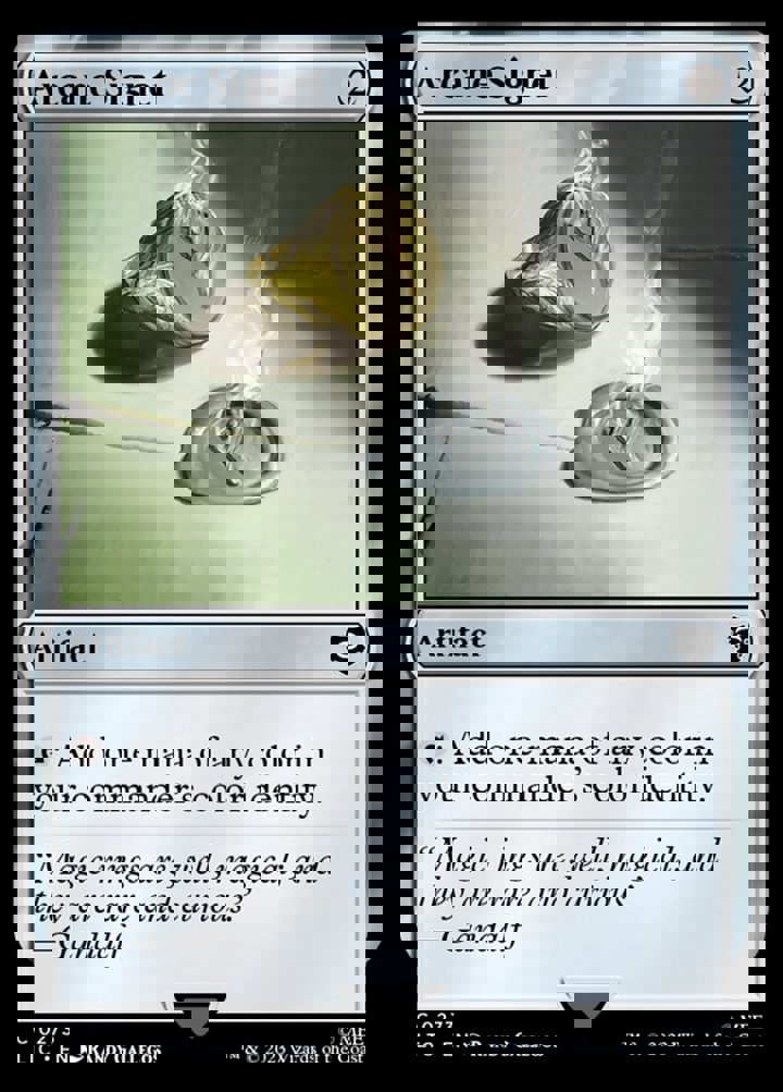 Arcane Signet Single: Magic: The Gathering Commander: The Lord of the Rings: Tales of Middle-earth Einzelkarte
