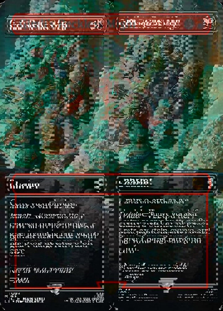 Gimli's Reckless Might (V.1)