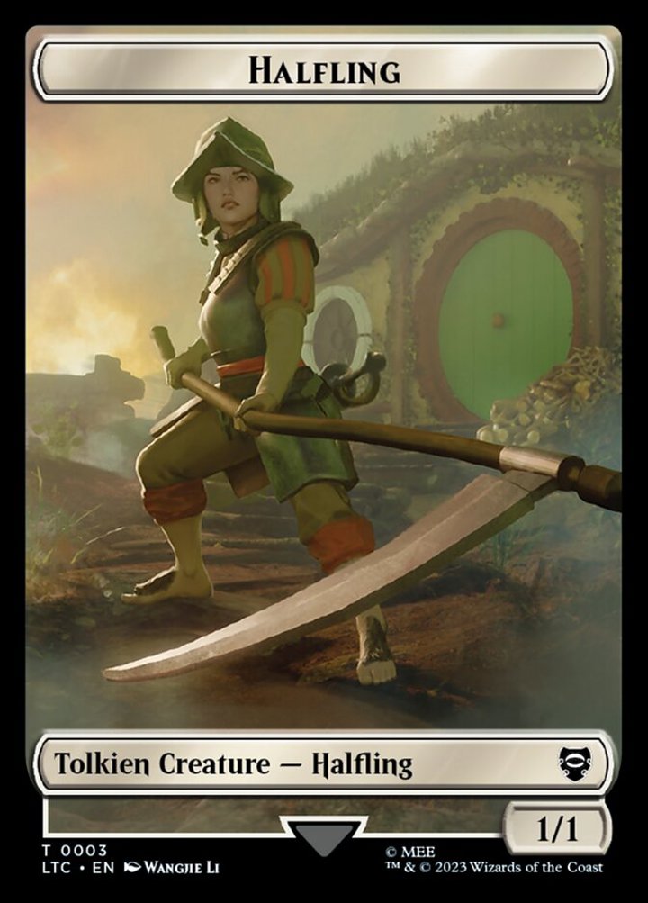 Halfling Token (W 1/1) // Treasure Token