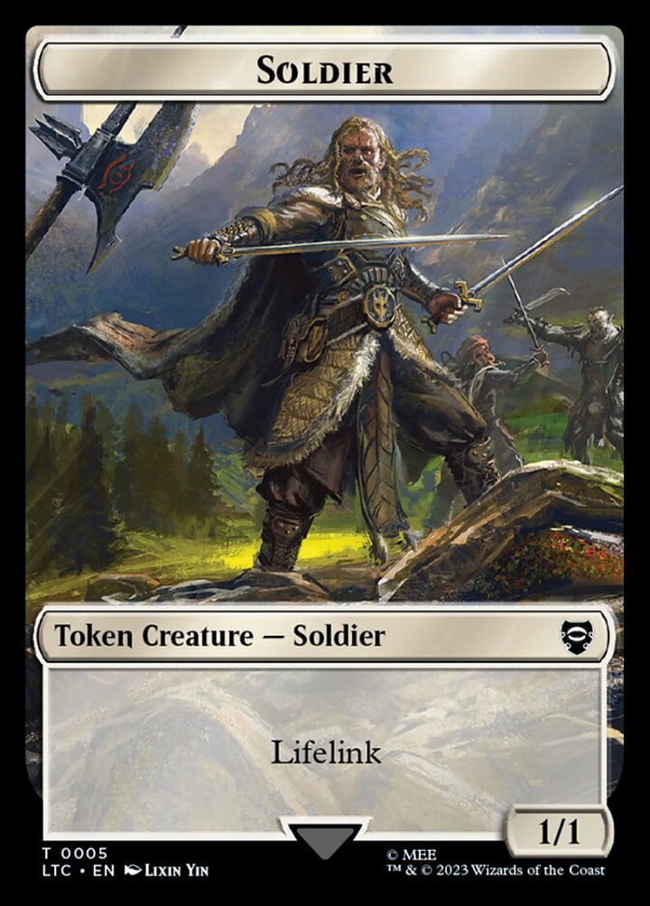 Soldier Token (W 1/1 Lifelink) // Food Token