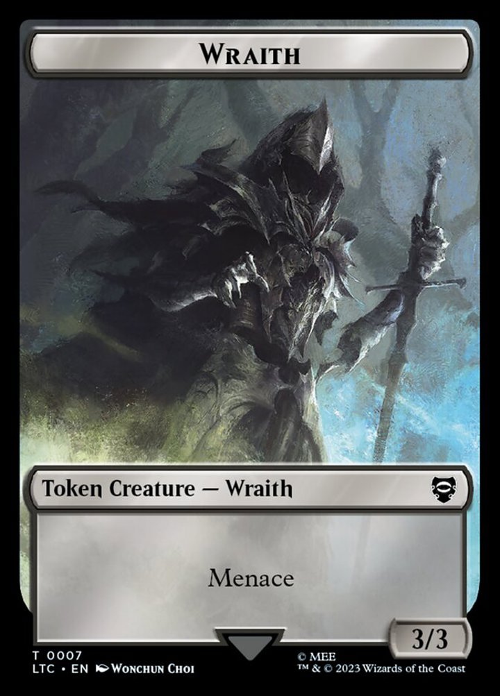 Goblin Token (R 1/1) // Wraith Token (B 3/3)