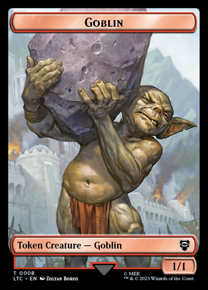 Goblin Token (R 1/1) // Wraith Token (B 3/3)